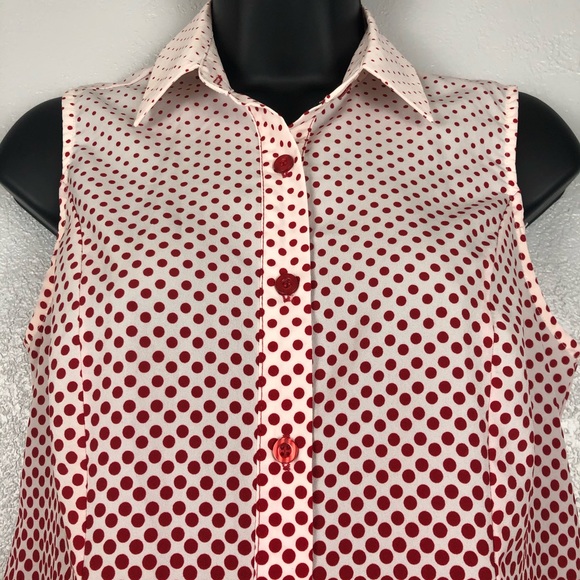KNAPP STUDIO red white polka dot hombre sh… - Picture 3 of 13
